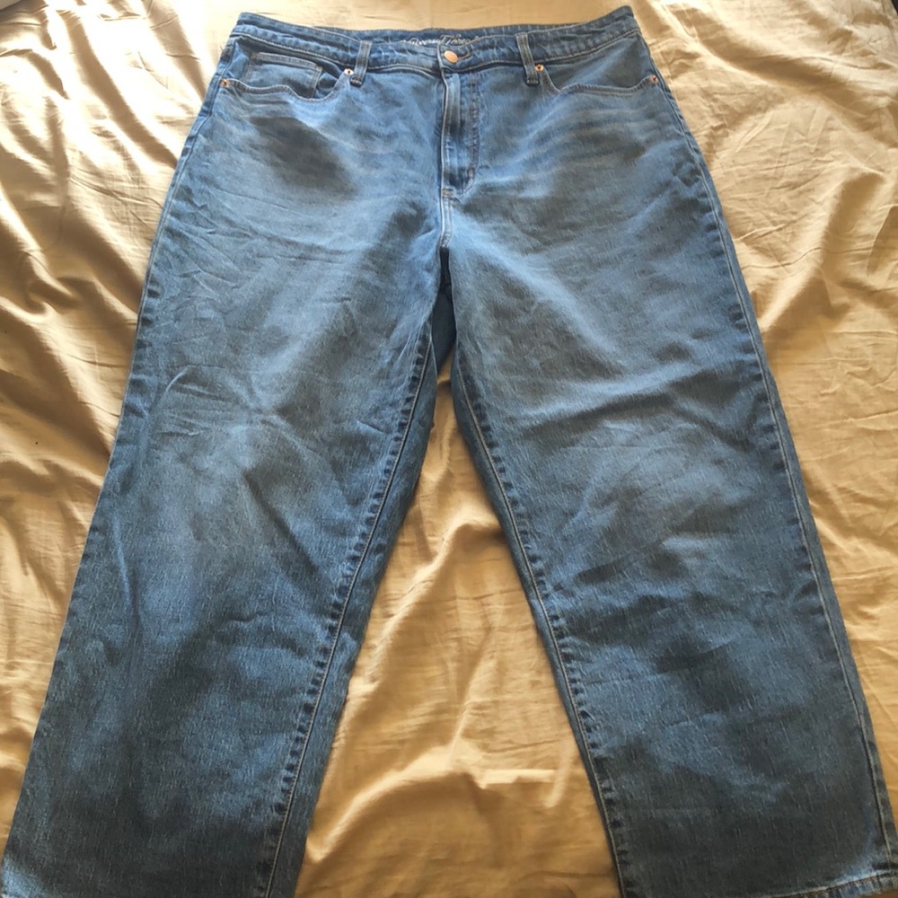 cropped flare jeans